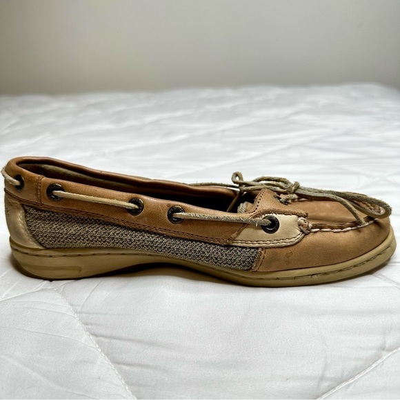 Sperry Top-Sider Womens Leather Textile Boat Shoes Loafers Sz US 6 M - Picture 6 of 8